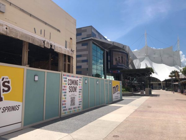 M&M’s Store constuction update for Disney Springs