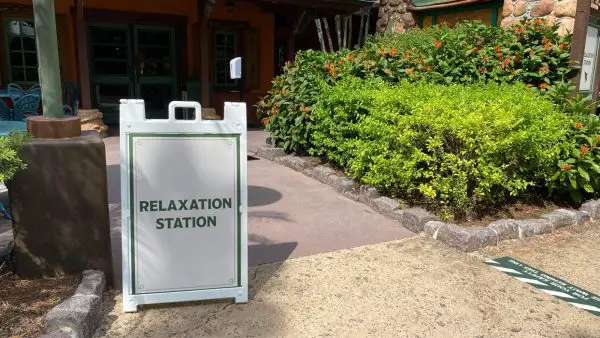 What do the Relaxation Stations look like at the Animal Kingdom