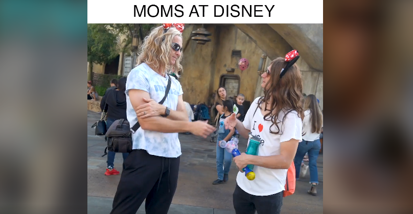 Video: Moms at Disney featuring Dude Dad