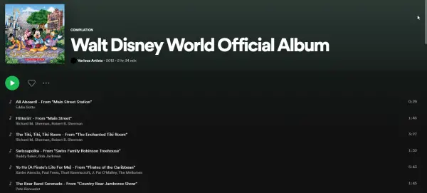 Splash Mountain Music removed from Spotify