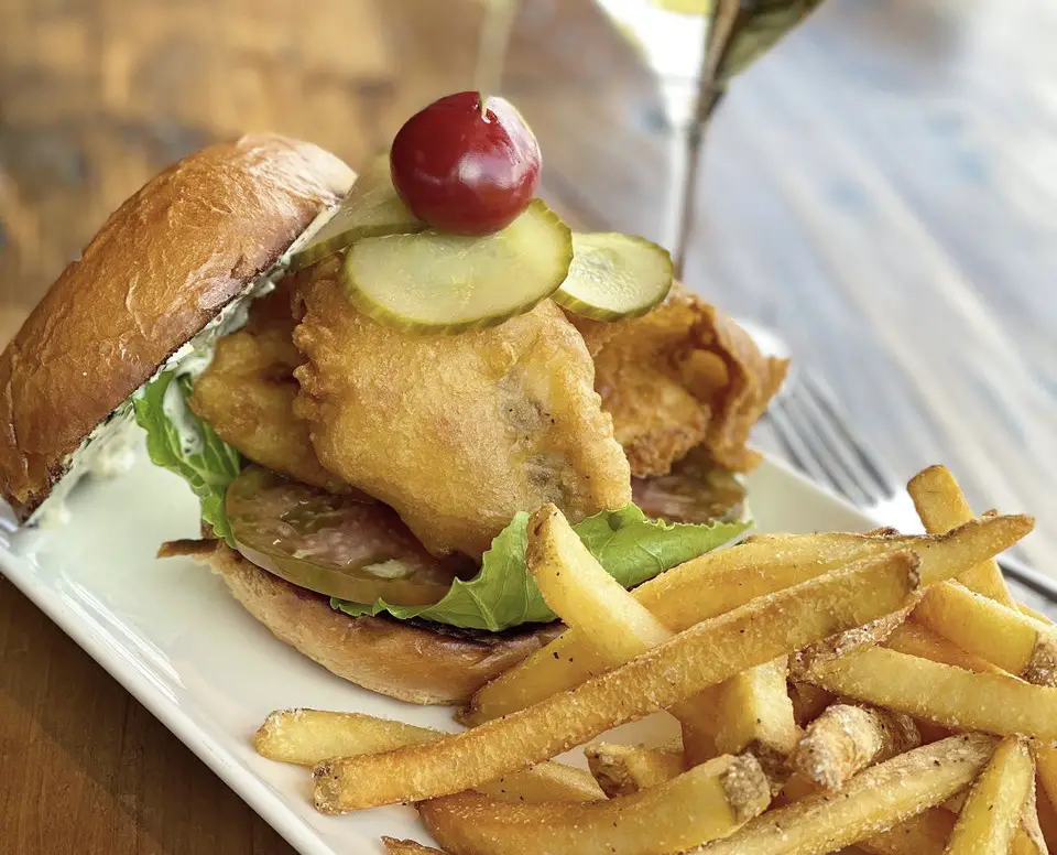 Wine Bar George in Disney Springs debuts new Fried Fish Sandwich