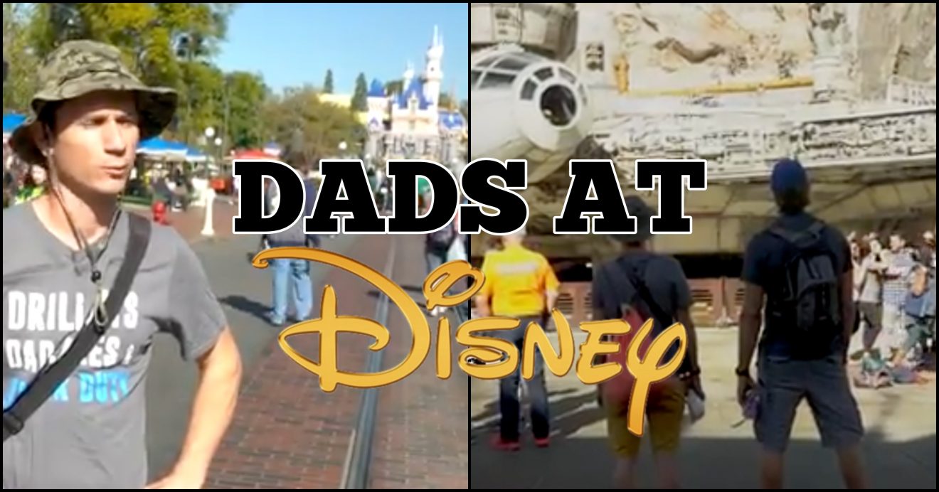 "Dads at Disney" Video from 'Dude Dad' and 'The Holderness Family' Goes