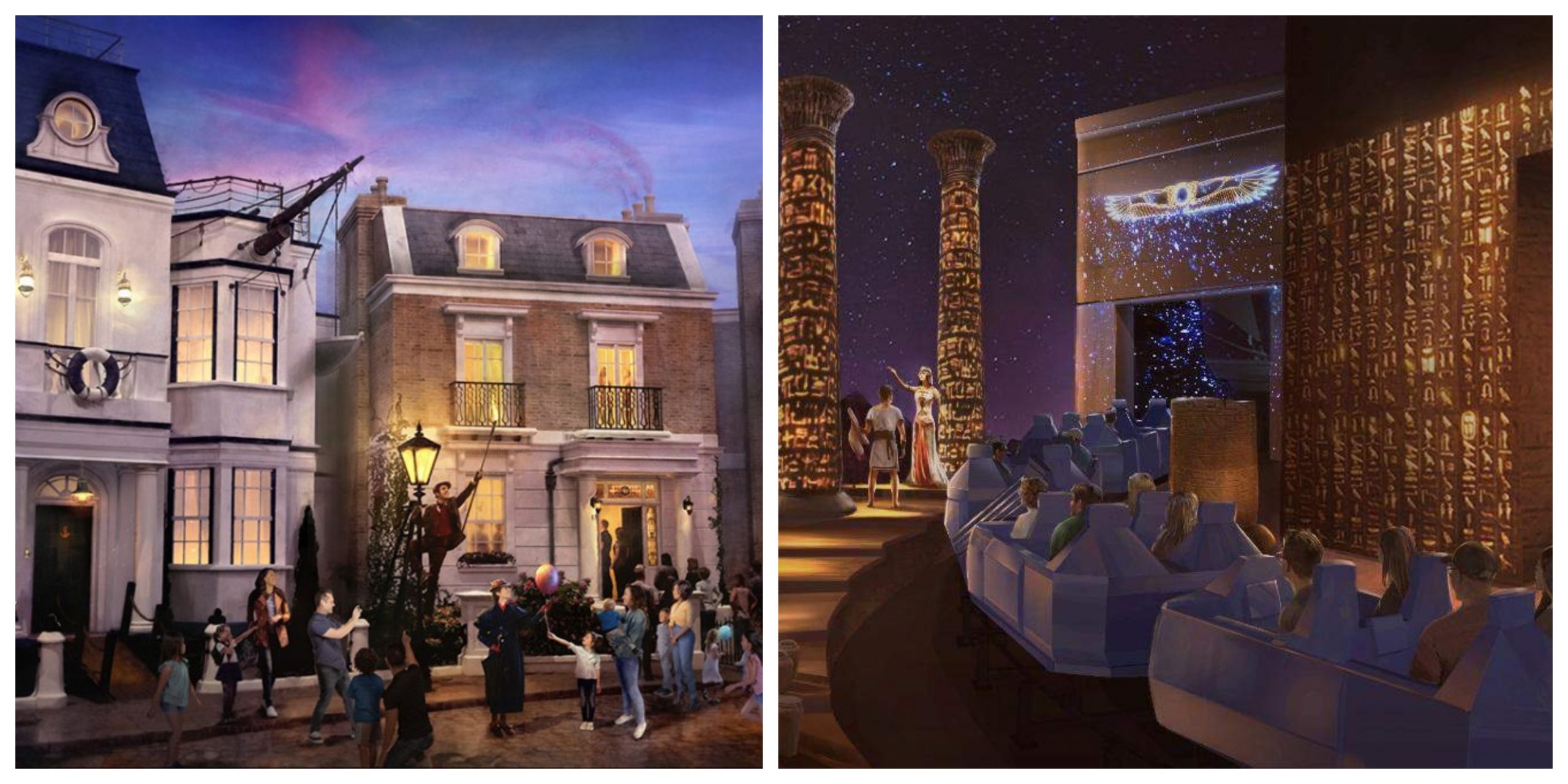 Mary Poppins Attraction and Spaceship Earth Refurbishment put on hold