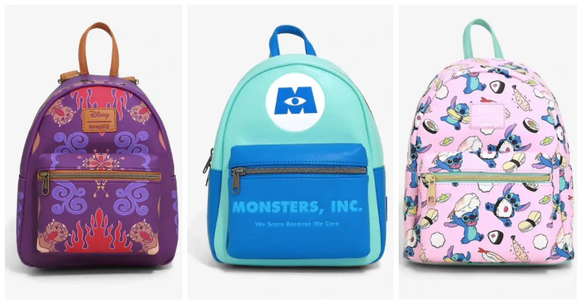 Adorable New Disney Loungefly Backpacks Now At Hot Topic