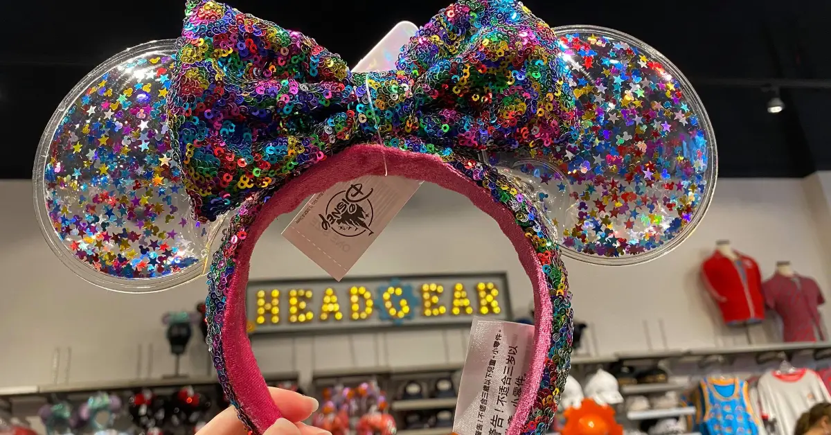 The New Rainbow Confetti Minnie Mouse Ears Have Officially Arrived