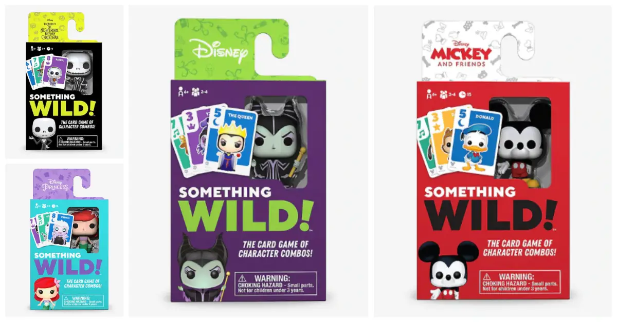 New Funko Disney Card Games Get Bring The Fun With Something Wild!