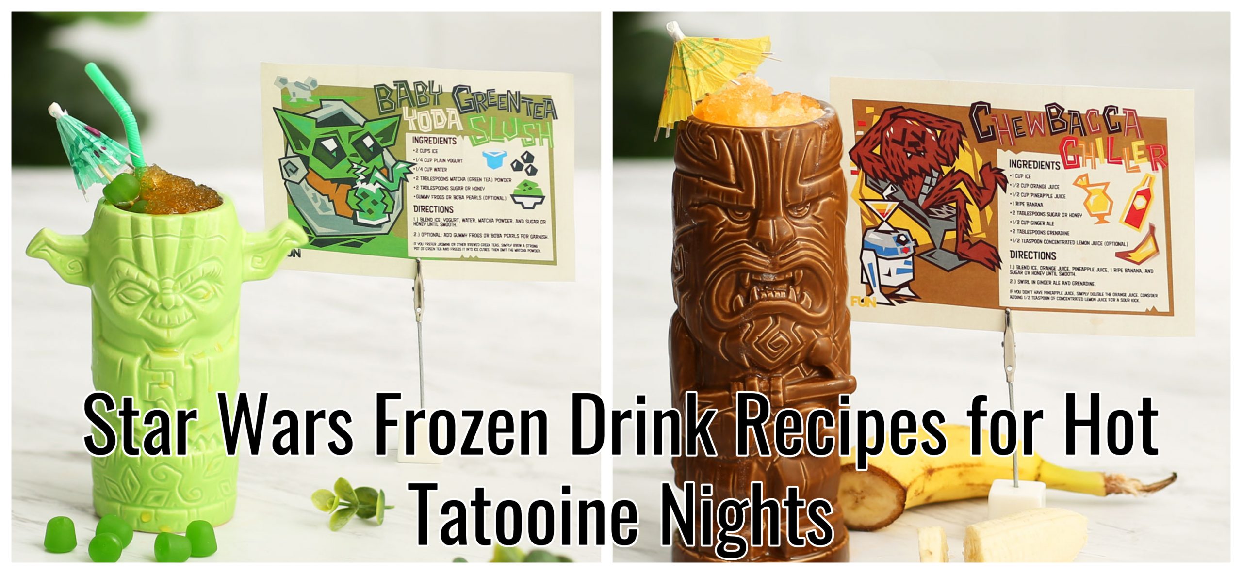 Star Wars Frozen Drink Recipes to try at home!