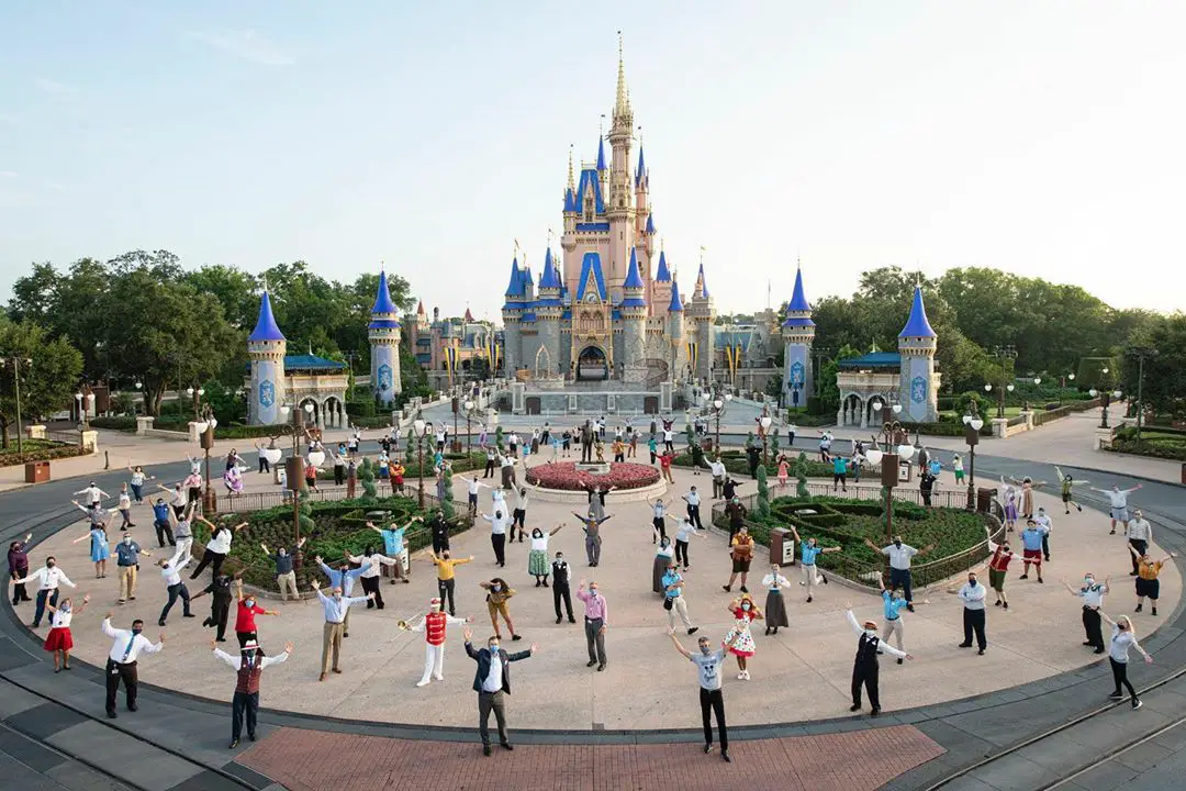 Bob Chapek, Josh D’Amaro & Disney Cast Members welcome guests back to Walt Disney World