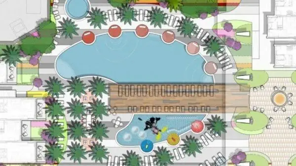 Mickey's Ink & Paint Pool Coming to New Disneyland Hotel DVC Tower