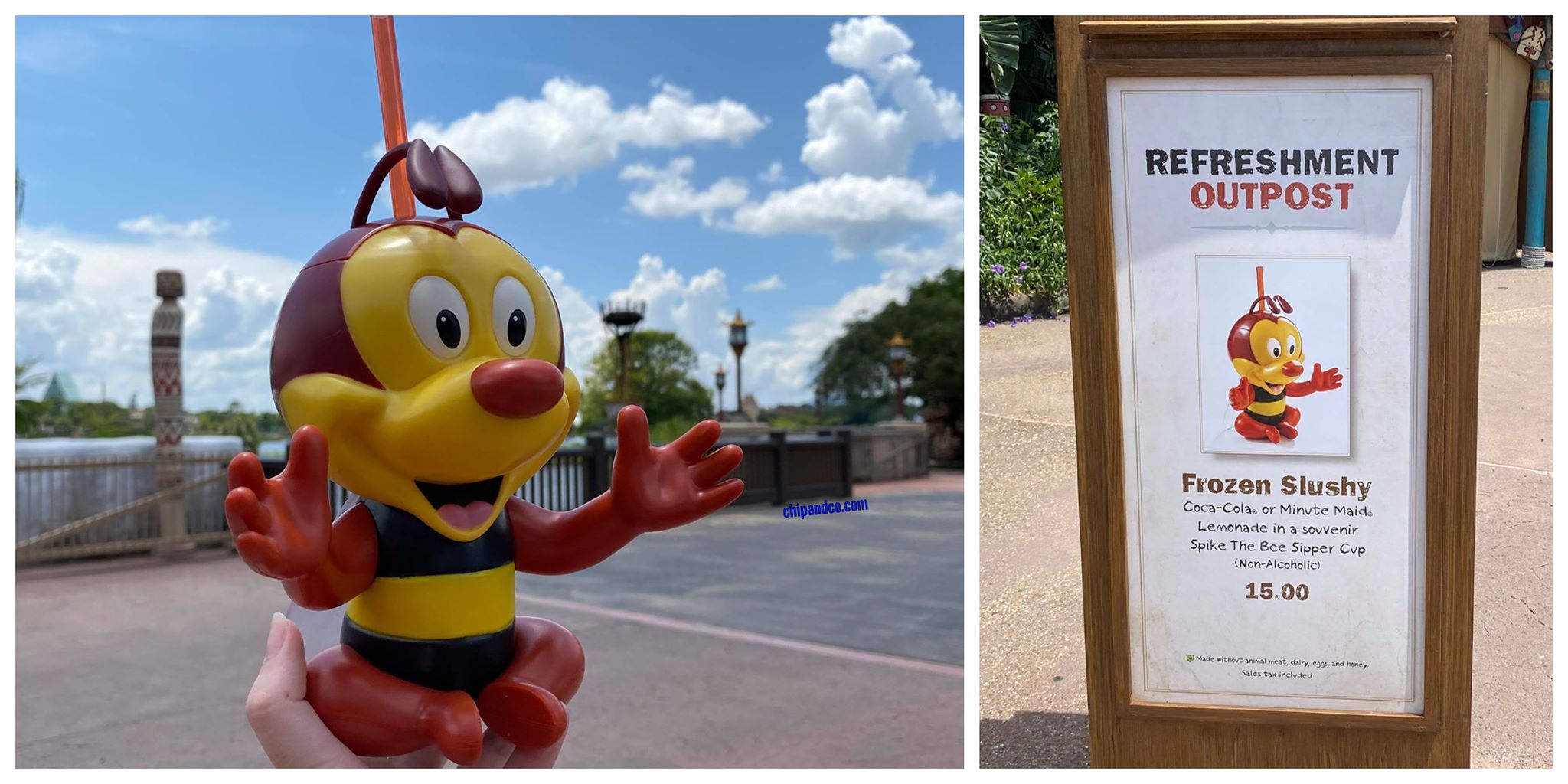 Spike the Bee flies into Epcot for the Taste of Epcot Food & Wine Festival