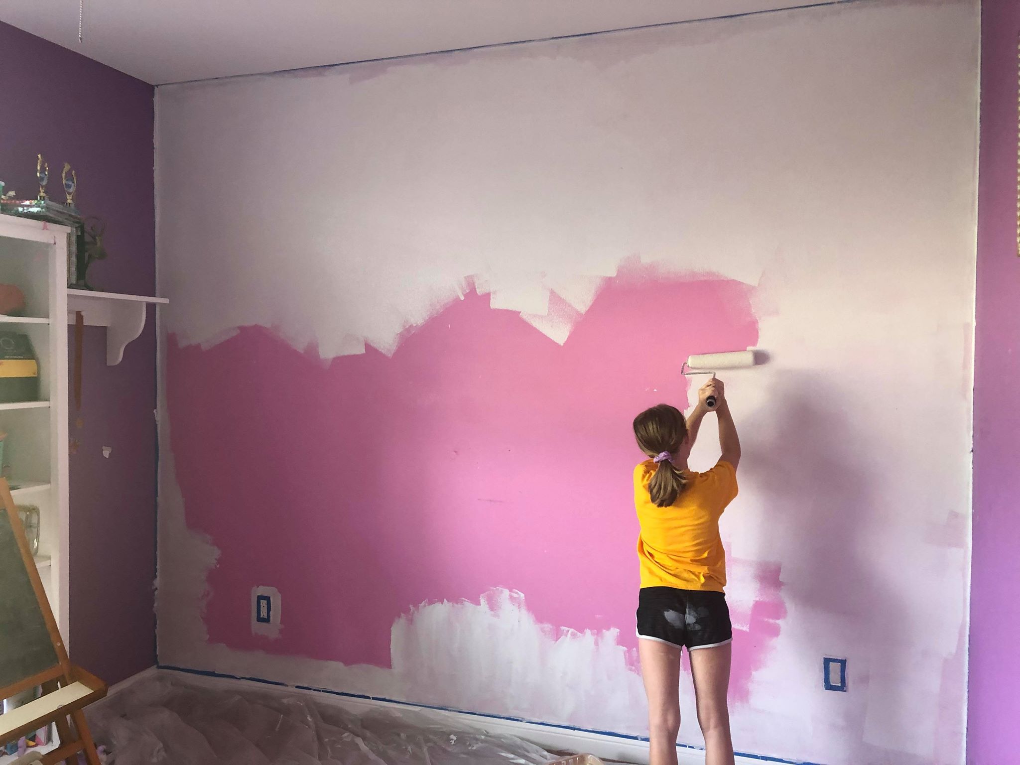 Make This Magic Kingdom Purple Wall for Your Home | Chip and Company