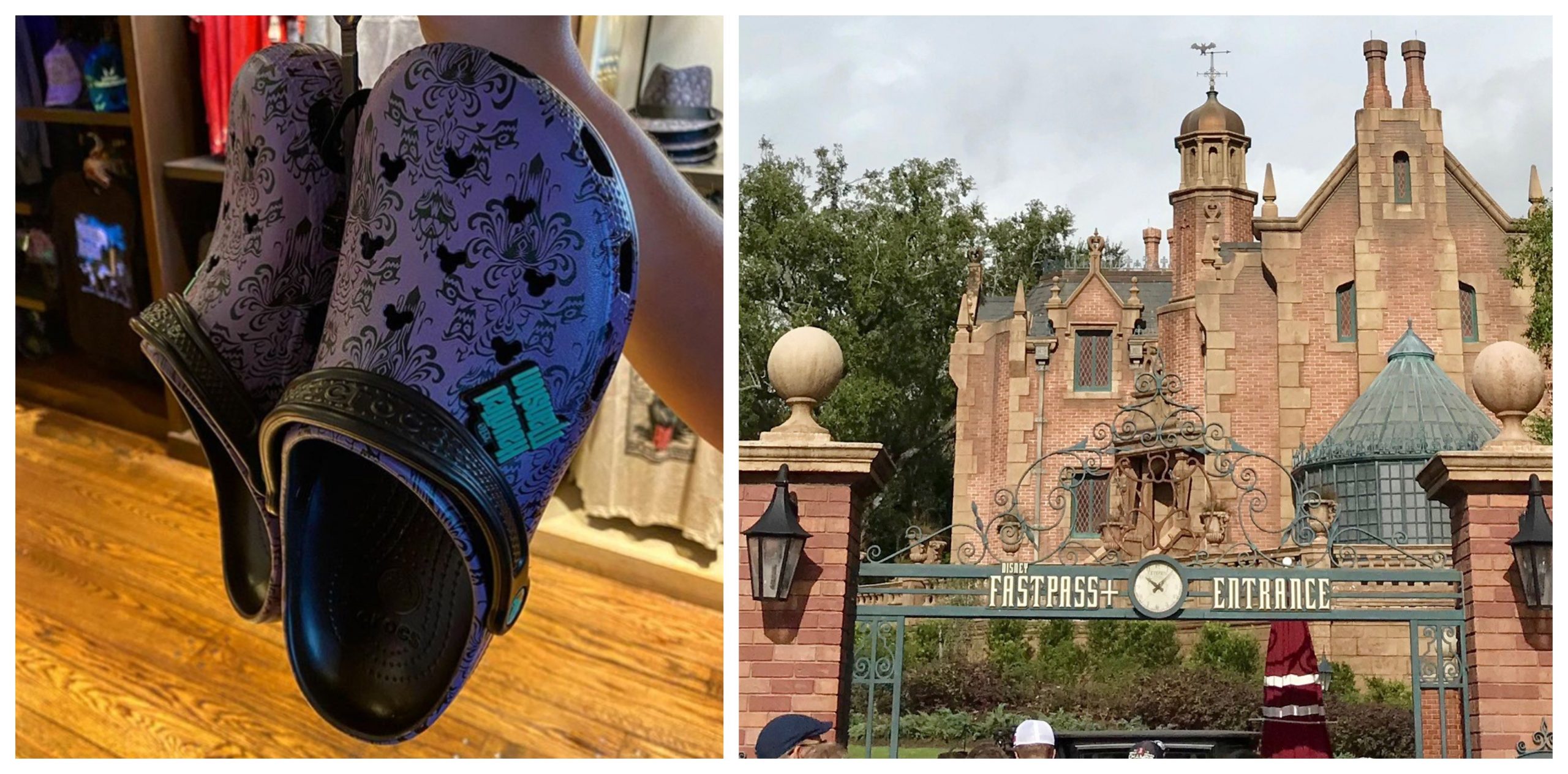 Haunted Mansion Crocs materialize in the Magic Kingdom