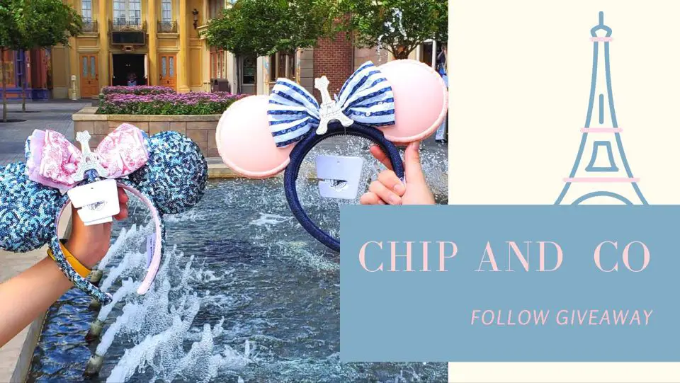 Chip and Co Follower Epcot France Minnie Ears Giveaway