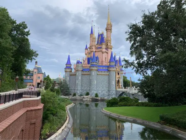 Cinderella Castle Moat is now refilled at Magic Kingdom