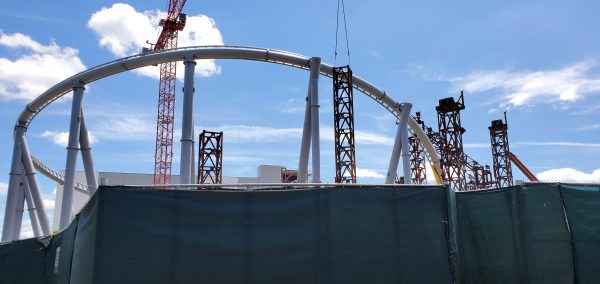 Tron Coaster Contruction update from the Magic Kingdom