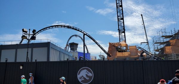 Jurassic Park Coaster Construction Update