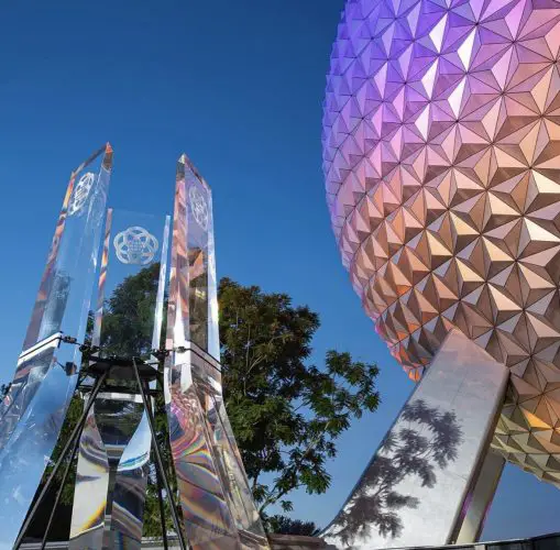 Inside look at how the new Epcot Pylons were installed