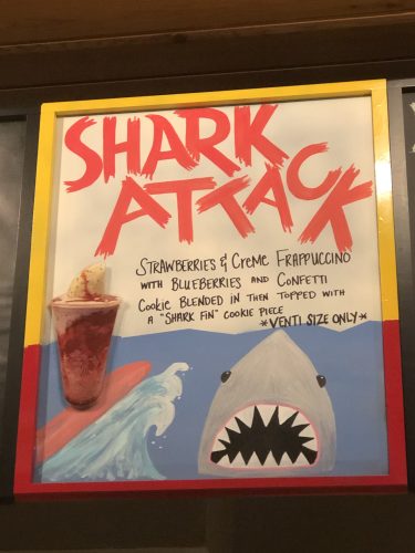 Shark Attack Drink now available at Starbucks at Disney Springs