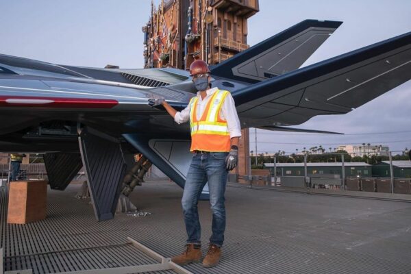FIRST LOOK at Avengers Campus Quinjet from Disney's California Adventure
