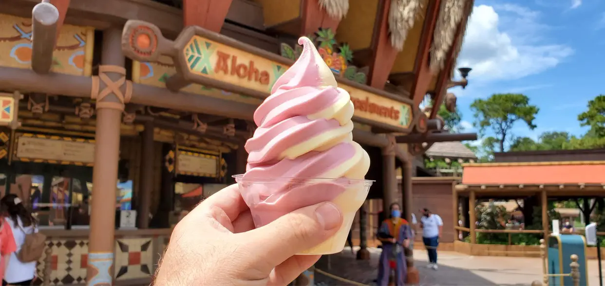 Dive into a Raspberry Pineapple Dole Whip