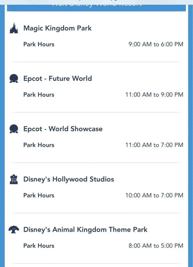 Walt Disney World is changing Disney Park hours in September Chip and