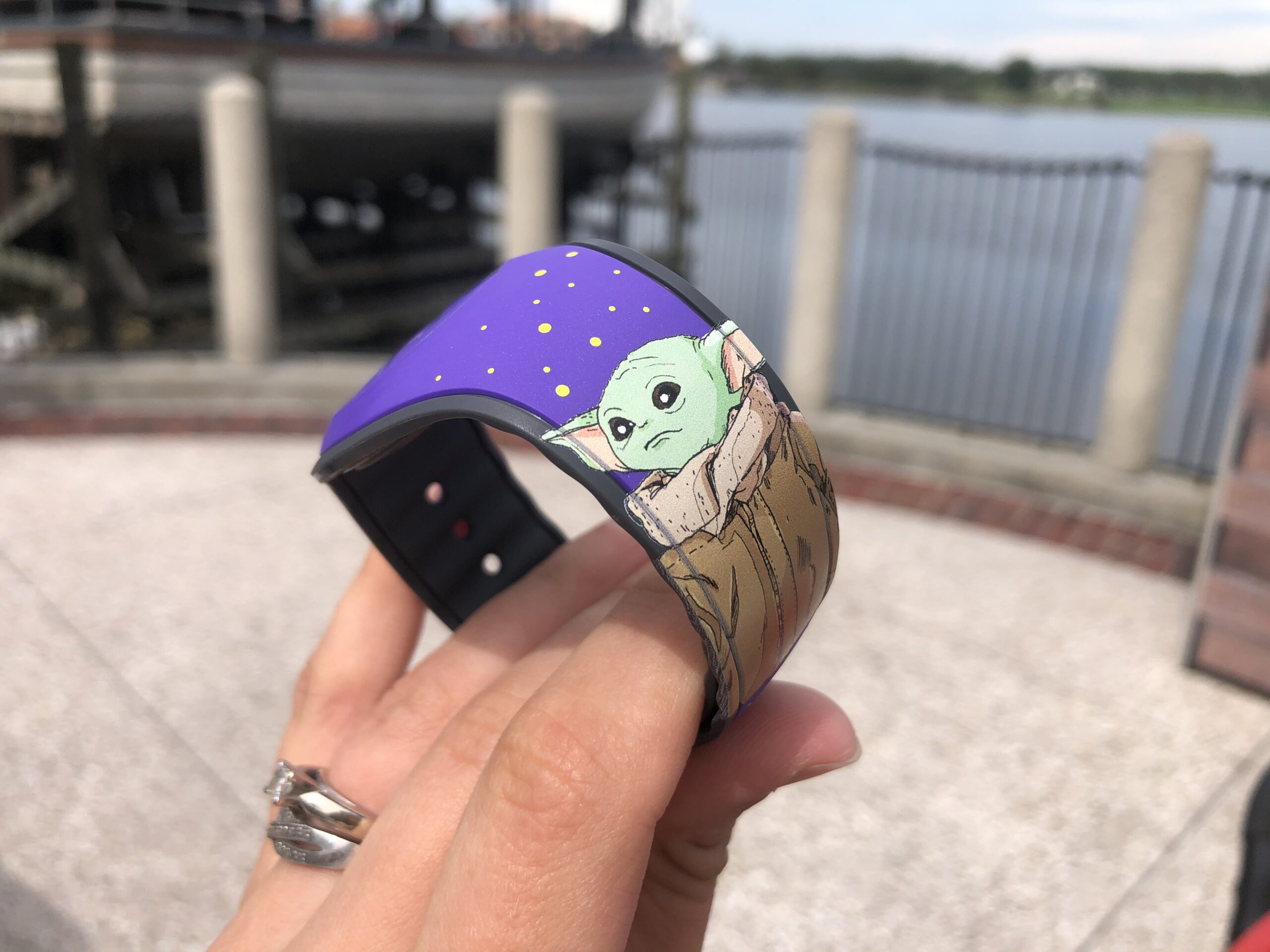 Limited Edition Retro Baby Yoda Magicband Found at Disney Springs