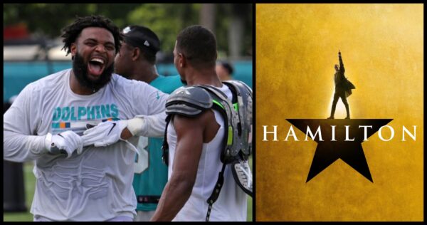 Miami Dolphins Christian Wilkins Sings 'Hamilton' Soundtrack During Training Camp