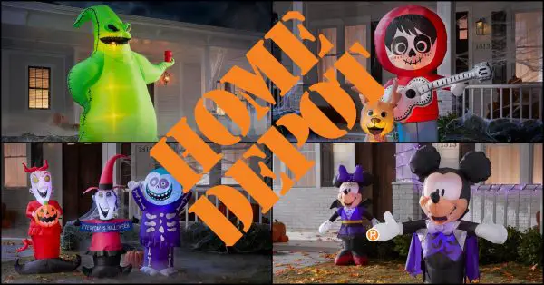 Home Depot is Featuring a New Line of Disney Inflatables Just in Time for Halloween