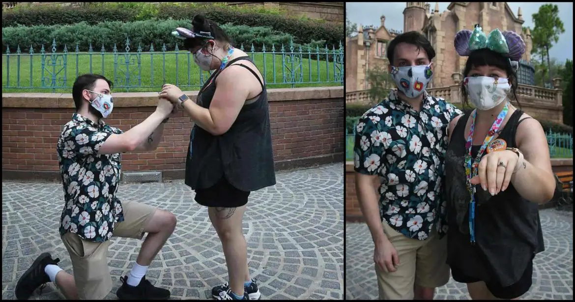 Guest Proposes in Front of ‘The Haunted Mansion’ During First Visit to Walt Disney World