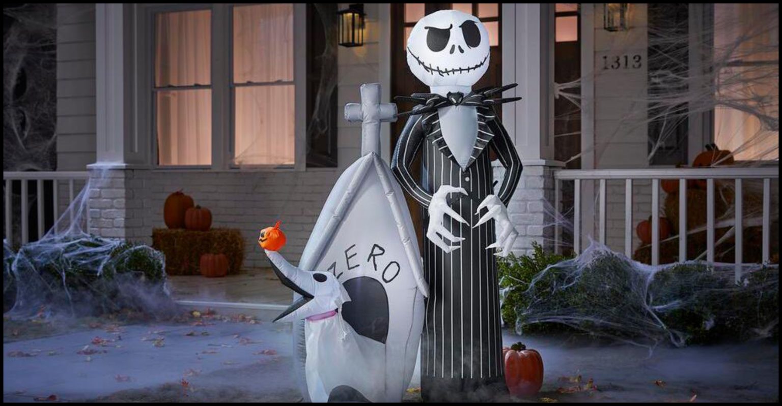 Home Depot Released a Jack Skellington and Zero Inflatable Just in Time