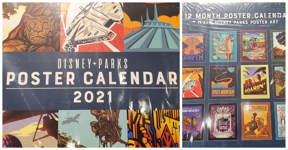 Dazzling New Disney Parks Poster Calendar For 2021