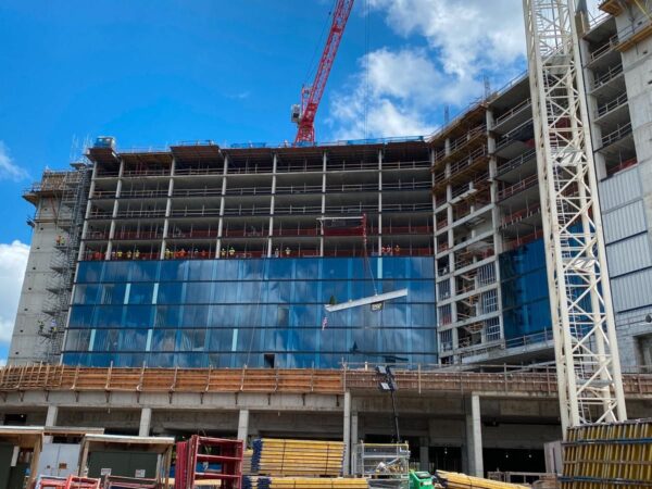 New Tower at Walt Disney World Swan and Dolphin Resort Reaches Construction Milestone and has a new name