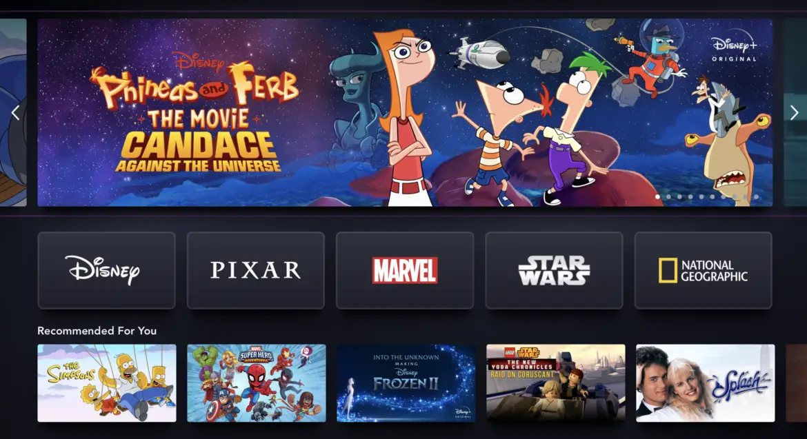 ‘Phineas and Ferb The Movie: Candace Against the Universe’ Now Streaming on Disney+