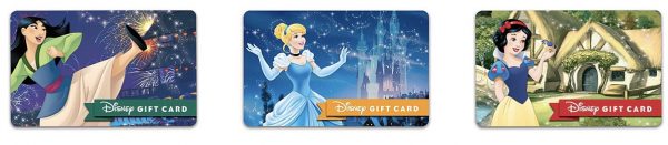 New Designs For ShopDisney Gift Cards!