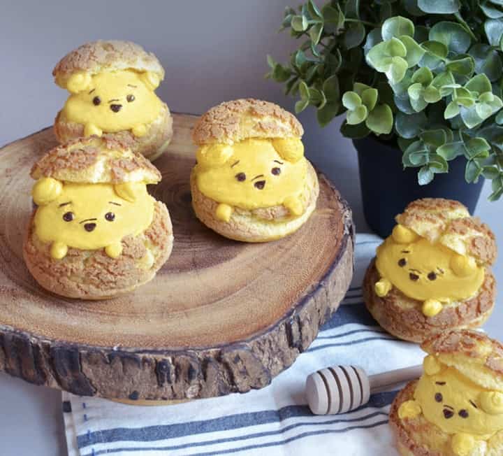 Winnie The Pooh Cream Puffs Are Unbearably Cute!