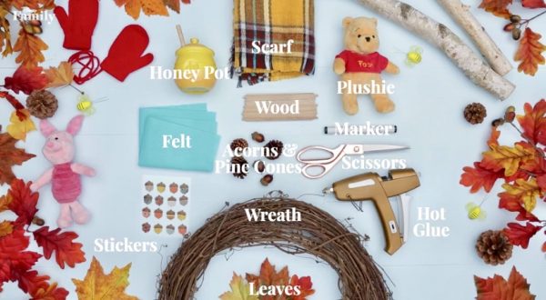 Welcome Fall With A DIY Winnie The Pooh Wreath!