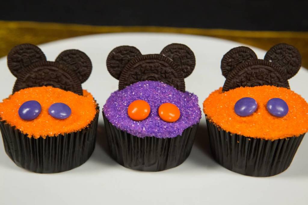 Try This At Home – Mickey Mouse Halloween Cupcakes!