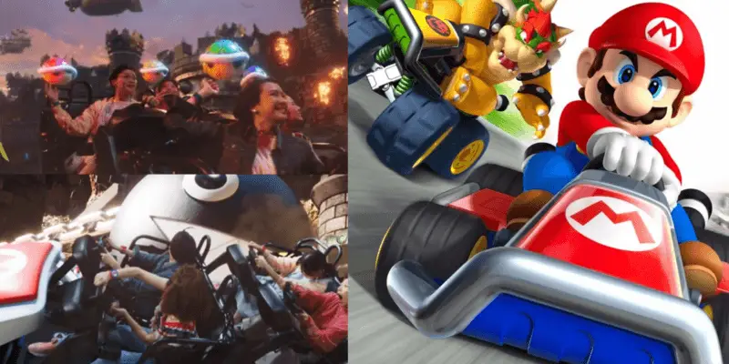 Accidental Preview of Mario Kart Attraction at Universal Japan