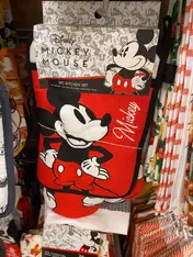 Disney Oven Mitt Pot Holder & Dish Towel 3 pc Kitchen Set (Mickey Mouse  Green)