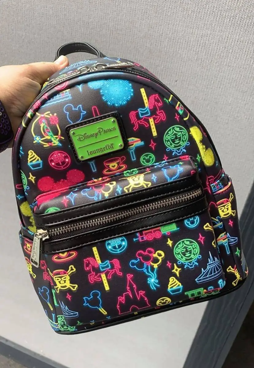 Disney Parks Neon Loungefly Backpack Has Electrifying Style