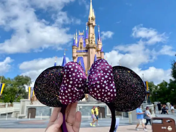Iridescent Purple Minnie Mouse Headbands
