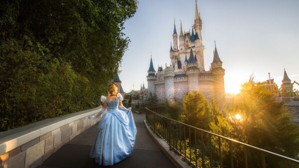 Cinderella doing social distant Meet & Greets at the Magic Kingdom