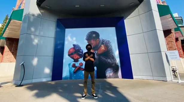 New Chadwick Boseman Mural at Downtown Disney