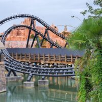 Unnamed Universal Orlando Jurassic Park Coaster Construction
