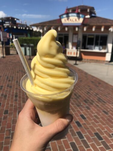 Disney Springs Cools Off with a New Pina Colada Dole Whip Float