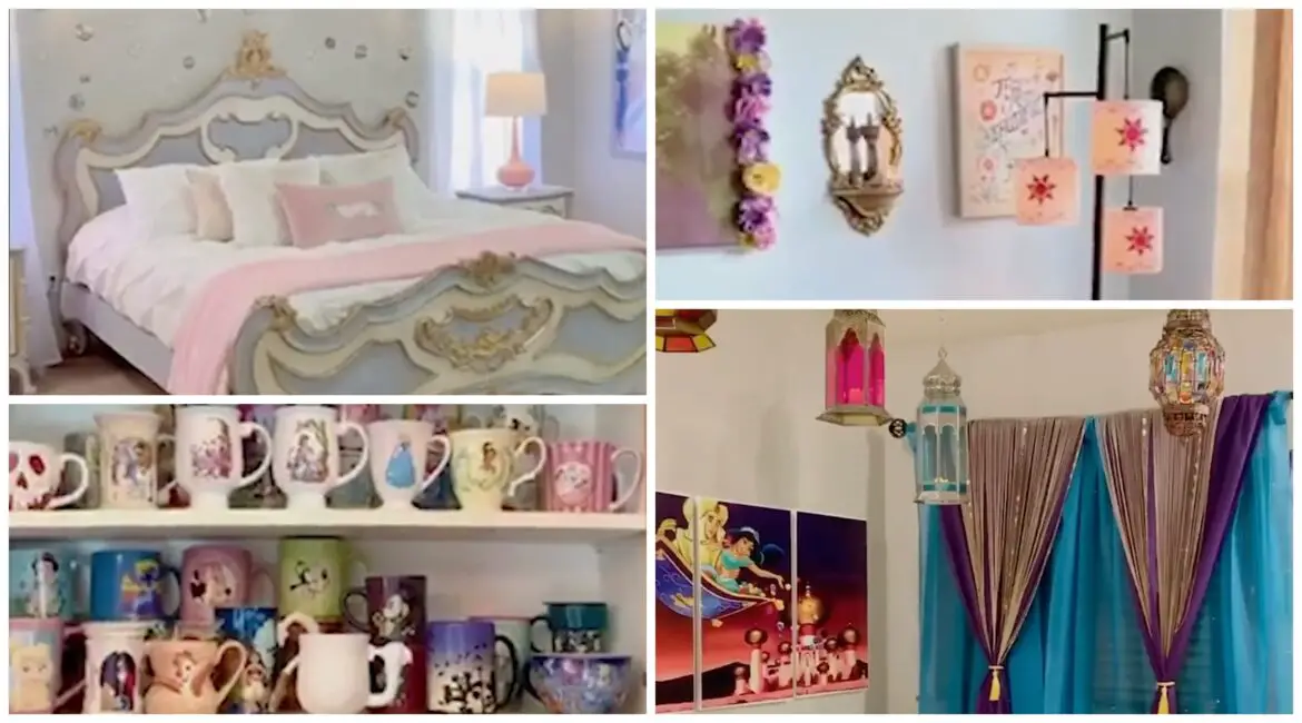Woman Gives Tour of Her Disney Themed Home and it is a Dream Come True