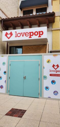 LovePop Store Construction Update from Disney Springs