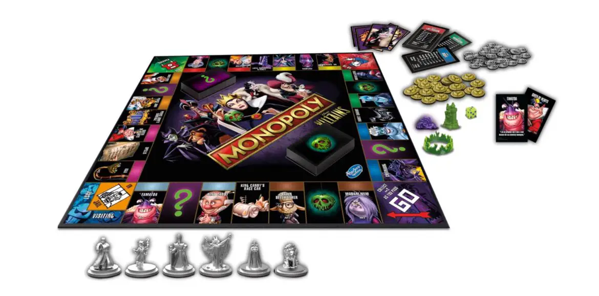 Hasbro and Disney Launch New Villain Themed Monopoly