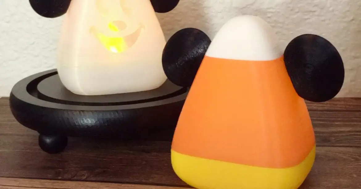 Mickey Candy Corn Lights Add A Not So Scary Halloween Glow