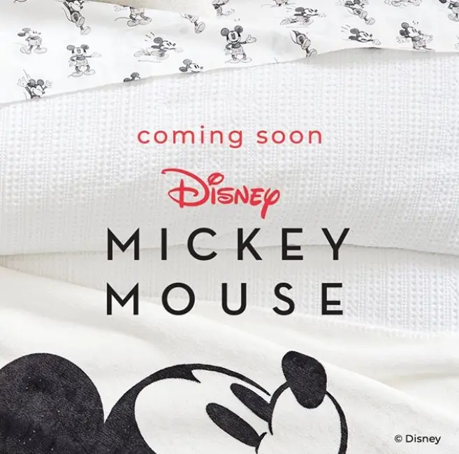 New Vintage Mickey Mouse Home Collection Coming to Pottery Barn